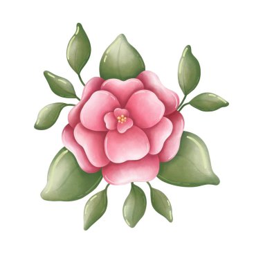 çiçek ve gül yaprakları tasarımı