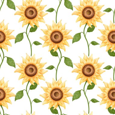 Ayçiçeği desensiz arkaplan