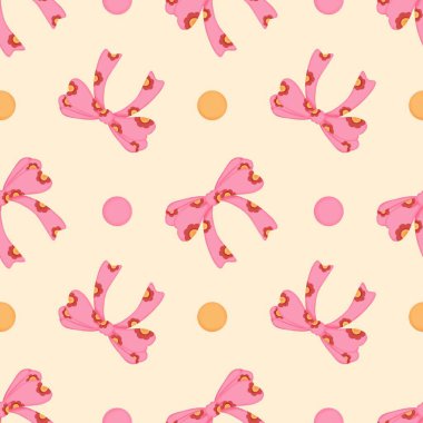 Hoş retro yay desenleri. Kumaş, ambalaj kağıdı, hatıra defteri için..