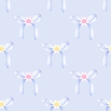  Şirin kurdele, suluboya desenli. Kumaş, ambalaj kağıdı ve hatıra defteri için güzel bir model. Beyaz arkaplanda izole.