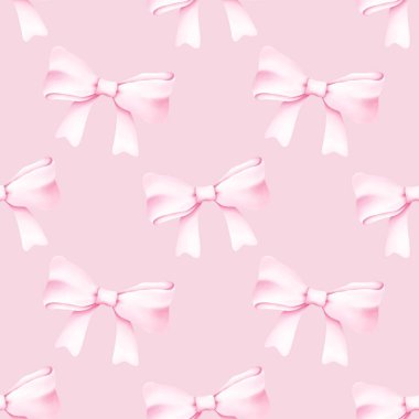 Suluboya Coquette pembesi kusursuz desen. Kumaş, hatıra defteri, afiş, kart, ambalaj kağıdı, bebek partisi için ideal