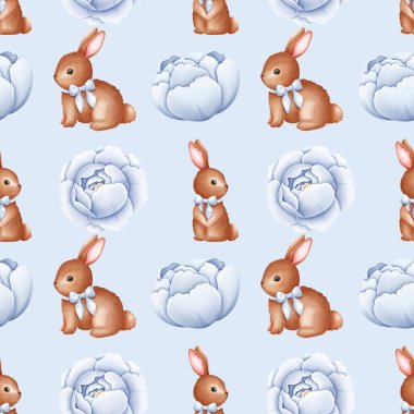 Çiçeksiz suluboya desen