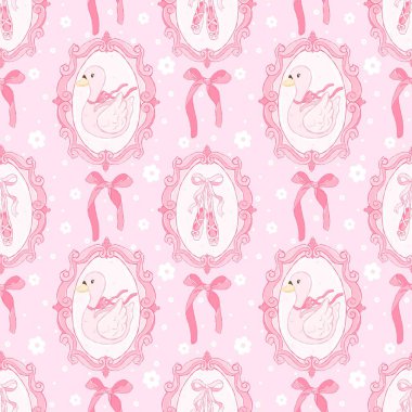  Kuğu Prenses Kusursuz Şablon (124.000), Balerin Kız Dijital Kağıt (1244), Bale Prensesi 