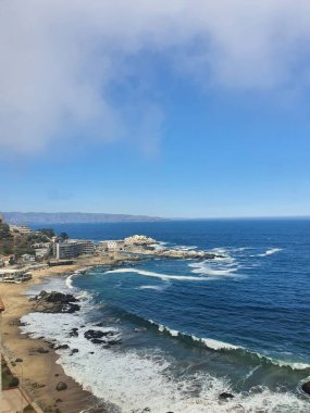 Pasifik Okyanusu kıyı şeridinin görüş alanı