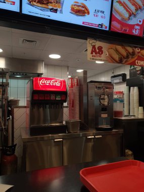 McDonald 's restoranında fast food restoranı.