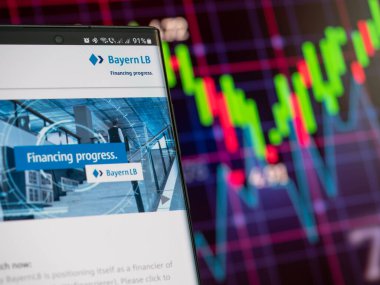 Galati, Romanya - 30 Mart 2023: Bayern LB Bank Stock: Piyasanın Yüksekleri ve Düşükleri