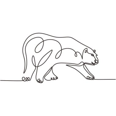 Bir çizgi çiz. Vektör illüstrasyonu izole edildi. Minimalist tasarım elle çizilmiş.