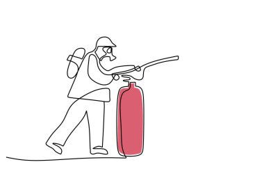 İtfaiyecilerin kesintisiz çizdiği bir çizgi yangını söndürdü.