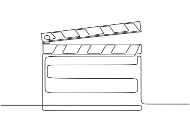 Bir film alkışının kesintisiz çizimi. Film yapımcılığının özünü minimalist bir şekilde temsil eder..