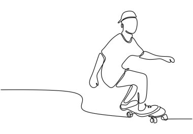 Sürekli tek bir çizgi çizerek kaykay üzerinde süzülen hareket. Kaykaydaki denge ve beceriyi vurgulayan spor etkinliği kavramı.