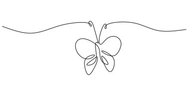 Sürekli Uçan Kelebek Çizimi Çizimi. Doğa Güzellik Özgürlüğü ikonu. Böcek Elementi.