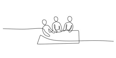 Kalabalık arka planda sürekli sıraya bakıyor. Toplum toplantısı sembolü. Sosyal birlik vektör illüstrasyonunu topluyor.