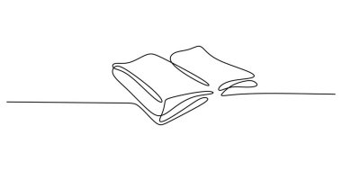 Kitap ve yer imi tek satır sanat. Eğitim yolculuğu konsepti. Bilgi edebiyatı sembolü öğren.