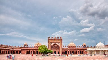 Fatehpur Sikri, Agra Bölgesi, Uttar Pradesh, Hindistan, Asya 'da İmparator Akbar tarafından kuruldu.