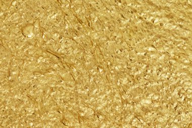 Üzerine altın yaprağın bulanık görüntüsü yapıştırılmış. arkaplan yapmak için