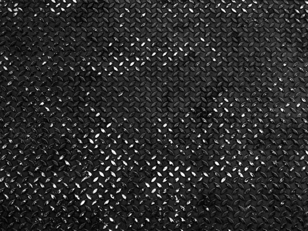 Old Diamond Pattern Metal Floor Plate Background — Stock Photo, Image