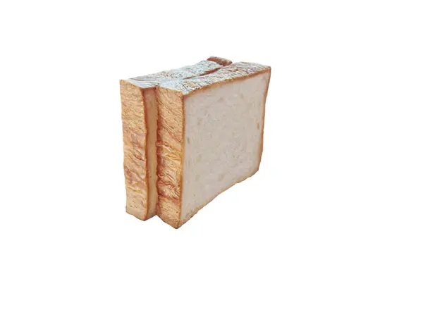 Sliced Bread Isolated White Background — Stock Photo, Image