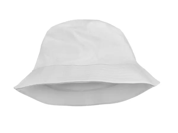 White Bucket Hat Isolated White Background — Stock Photo, Image