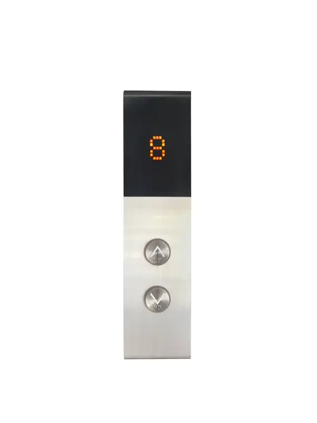 Elevator Buttons Isolated White Background — Stockfoto