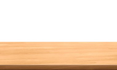 boş tahta tablo ön görünümü beyaz arkaplanda izole.