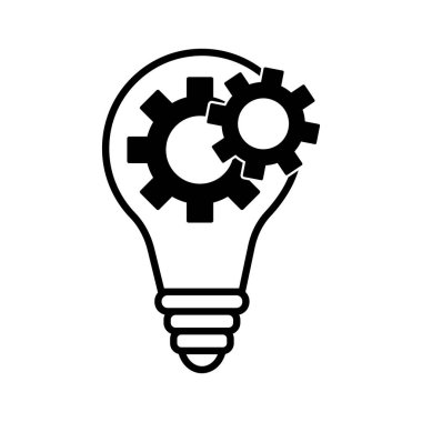 vites simgesi vektörlü ampul