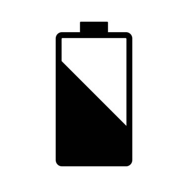 pil şarj işareti vektörü