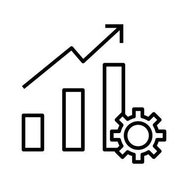 Cogwheel simge vektörü ile grafik grafiği