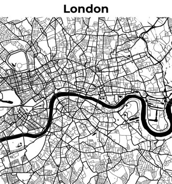 Londra Şehir Haritası, Harita, Sokak Düzeni Haritası
