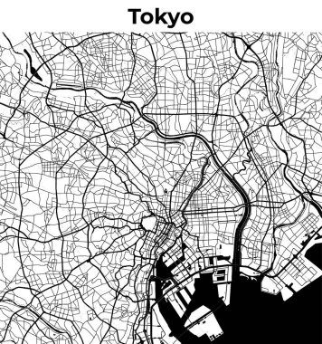 Tokyo Şehir Haritası, Harita, Sokak Düzeni Haritası