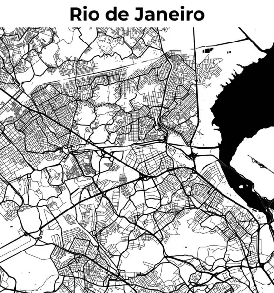 Rio de Janeiro Şehir Haritası, Harita, Sokak Düzeni Haritası