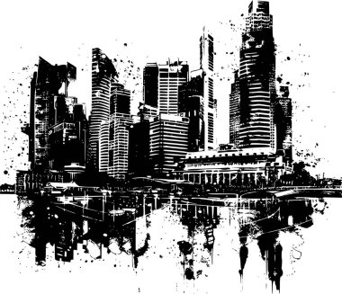 Singapur Binaları 'nın ufuk çizgisi, Minimalist Zarafet