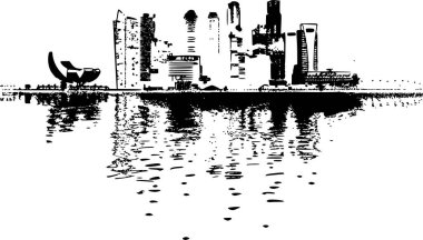 Singapur Silueti, İkonik ve Dramatik