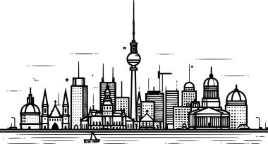 Berlin 'in Minimalist Çizgi Kalite Tasarımı, Temiz ve Basit