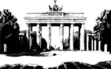 Eski Berlin 'in Asgari İllüstrasyon Posteri, Ebedi Zarafet