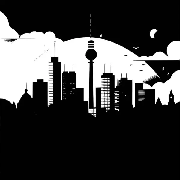 Berlin Şehri Peyzajı, Siyah ve Beyaz