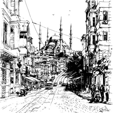 Kentsel İstanbul Binaları, Şehir Büyüsü Çizimi