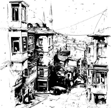 Kentsel İstanbul Binaları, Şehir Büyüsü Çizimi