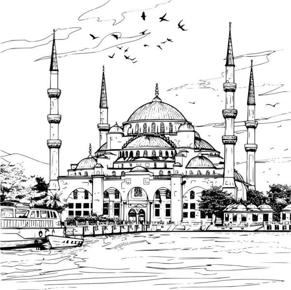 İstanbul 'da Gerçekçi Görüntü, Renklendirme Kitabı Çizimi