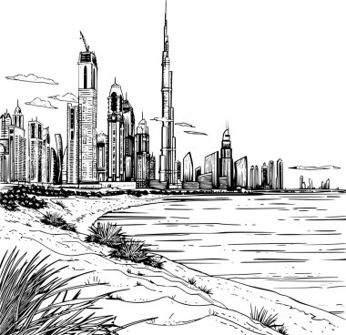 Dubai şehrinin Siyah ve Beyaz Çizgileri, Ebedi Cazibe