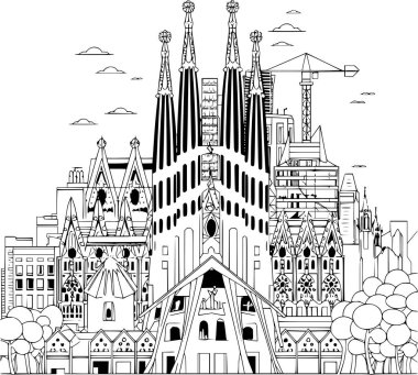 Barcelona 'nın Minimalist Çizgi Kalite Tasarımı, Temiz ve Basit