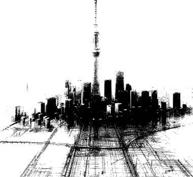 Tokyo City Skyline, Tokyo Modern Hatları