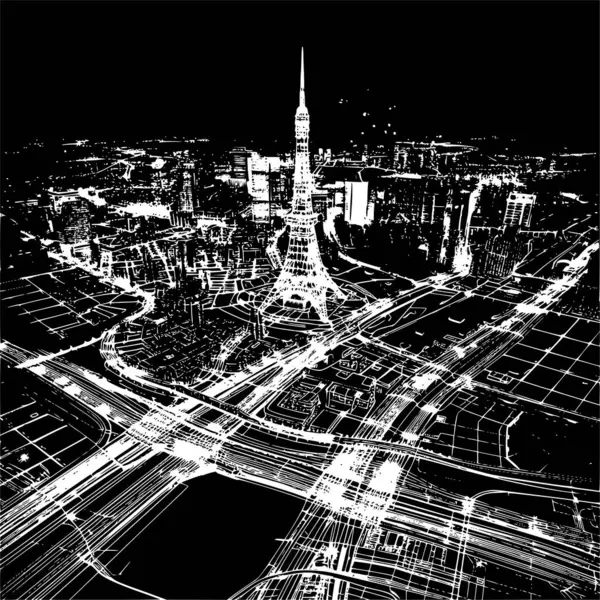 Tokyo Tel Çerçeve Haritası, Tokyo Hava Haritası