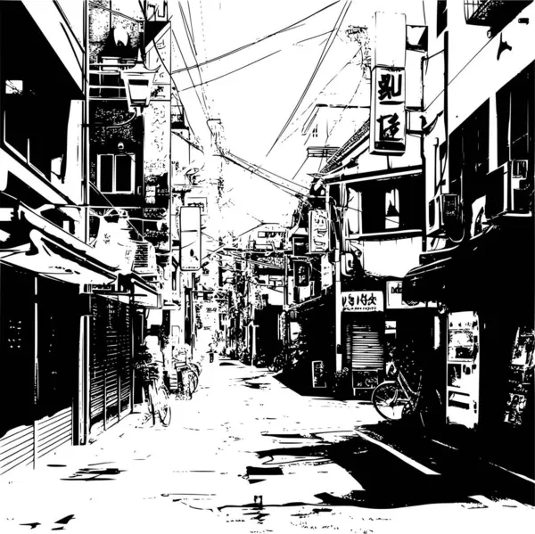 Tokyo 'nun Tek Renkli Biçimi, Tokyo' nun Siyah ve Beyaz Rüyalı ResmiComment