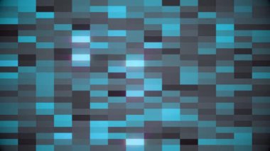 Mavi ve grimsi siyah tuğla kareler soyut modern geometrik hareket arkaplanı. Arkaplan dokusu için duvar soyut