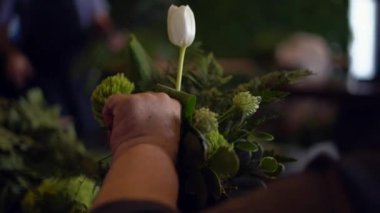 Buket çiçek, yakın çekim