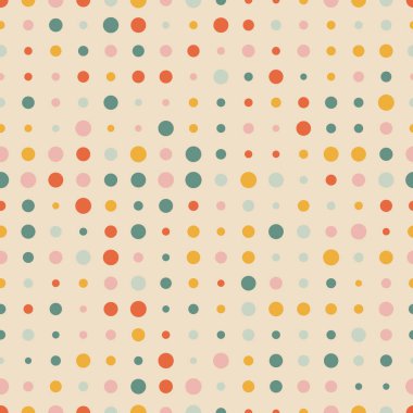 Dikişsiz polka nokta patter