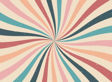 Sarı arka planda Güneş ışınları antika tarzı, Güneş patlaması desenli arka plan. Işınlar. Yaz Sancak Vektörü illüstrasyonu