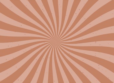 Çikolata ve şeker kıvrımlı arka plan, lolipop girdap desenleri kakao ve karamel elementleriyle karışmış. Retro spiral tasarım. Düz vektör çizimi izole edildi