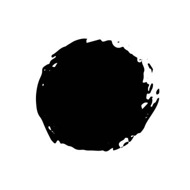 Vektör grunge damgası. Grunge yuvarlak şekil, bayrak.