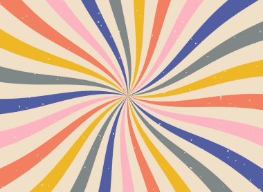 Lolipop girdap desenleri çilek ve sirk elementleriyle harmanlanmış. Dondurma ve şeker karışımı. Retro spiral tasarım. 